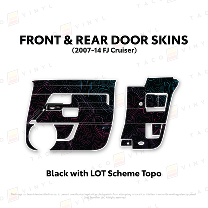 Taco Vinyl FJ Cruiser Door Skins | '07 - '14 FJ Cruiser