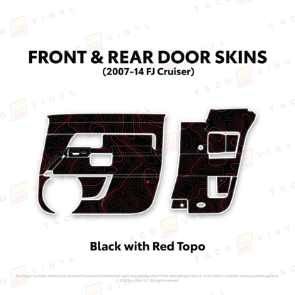 Taco Vinyl FJ Cruiser Door Skins | '07 - '14 FJ Cruiser