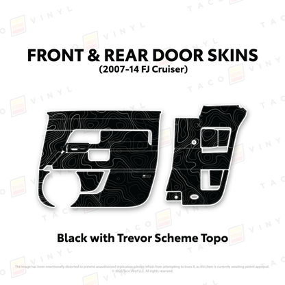 Taco Vinyl FJ Cruiser Door Skins | '07 - '14 FJ Cruiser