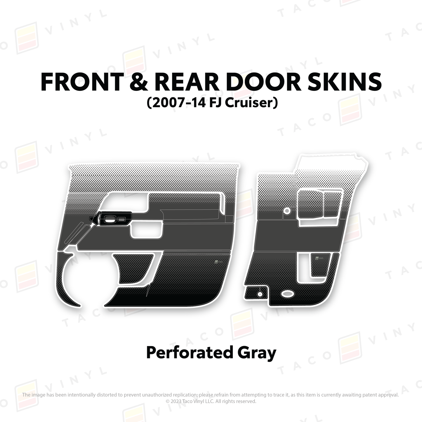Taco Vinyl FJ Cruiser Door Skins | '07 - '14 FJ Cruiser