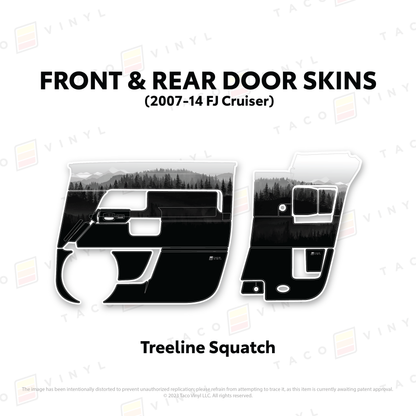 Taco Vinyl FJ Cruiser Door Skins | '07 - '14 FJ Cruiser
