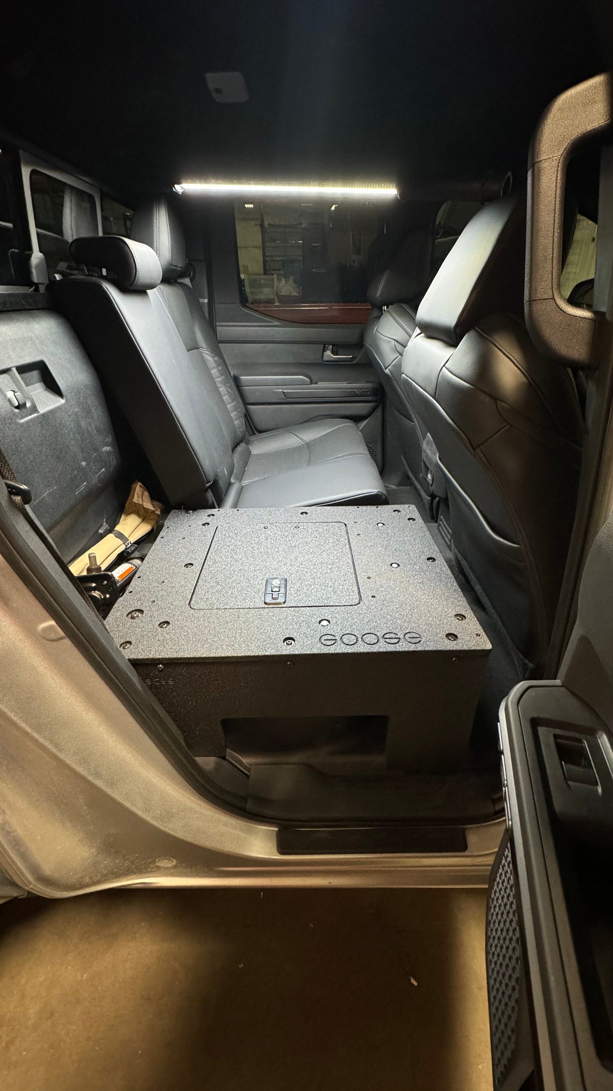 Goose Gear Non-Hybrid Double Cab Seat Delete | 2024+ Tacoma