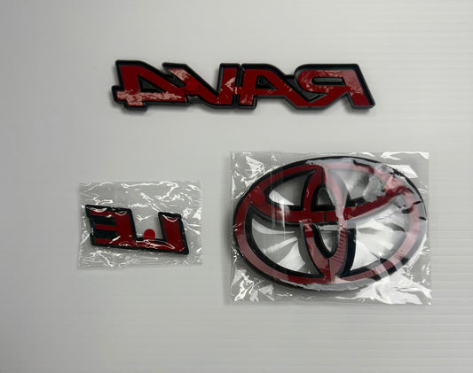 Taco Vinyl Rav4 Plastic Overlays | '19 - '24 Rav4