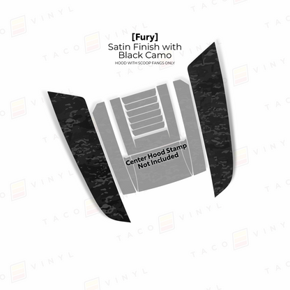 Taco Vinyl Tacoma/4Runner Fury Hood Scoop Stamp | '24+ Tacoma/'25+ 4Runner