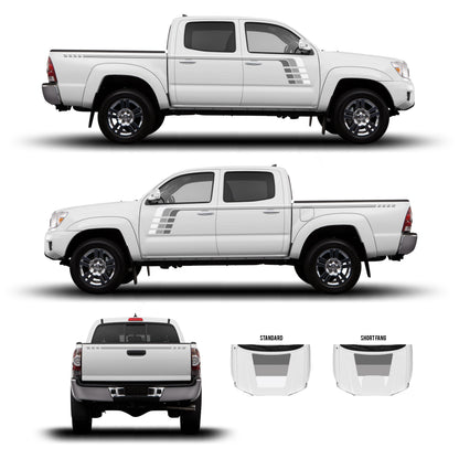 Taco Vinyl Tacoma Checkered Stripe Kit | '05 - '15 Tacoma