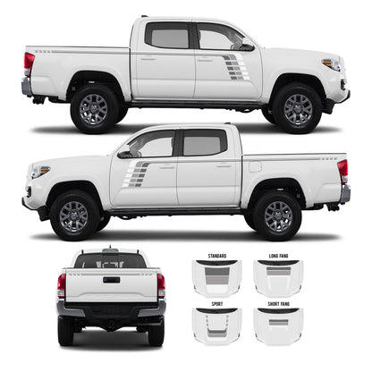 Taco Vinyl Tacoma Checkered Stripe Kit | '16 - '23 Tacoma