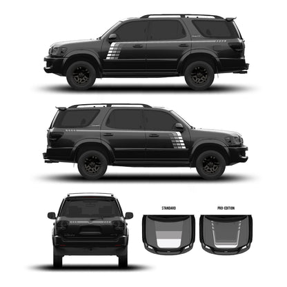 Taco Vinyl Sequoia Checkered Stripe Kit | '01 - '07 Sequoia