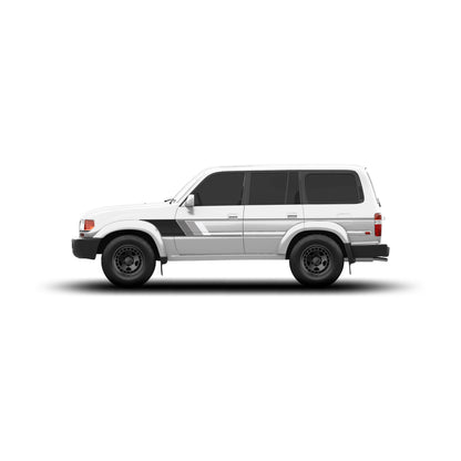 Taco Vinyl 80 Series Land Cruiser Retro Stripes