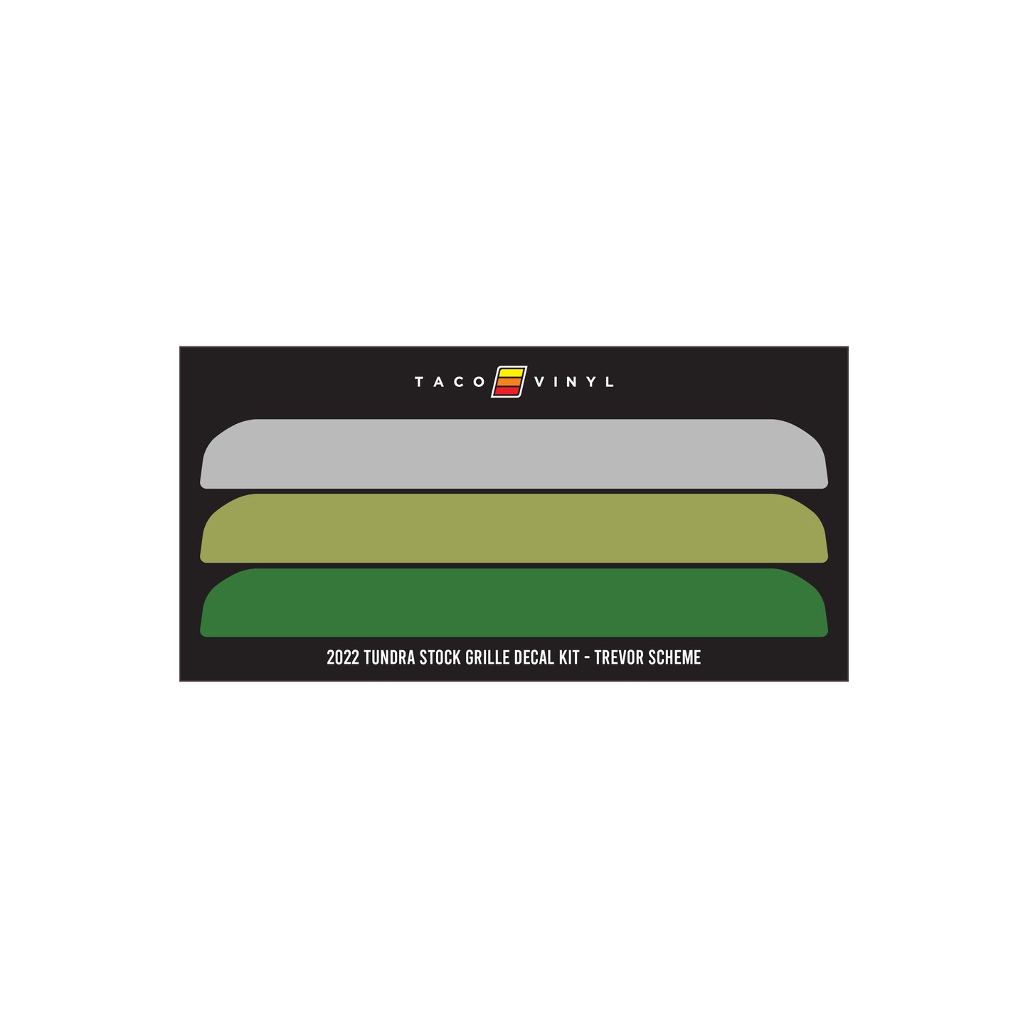Taco Vinyl Tundra Offroad Grille Decal | '22+ Tundra