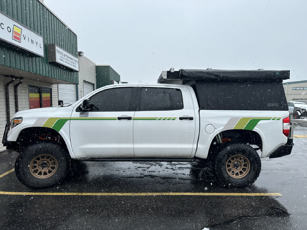 Taco Vinyl Tundra Heritage Side Stripes | '14 - '21 Tundra
