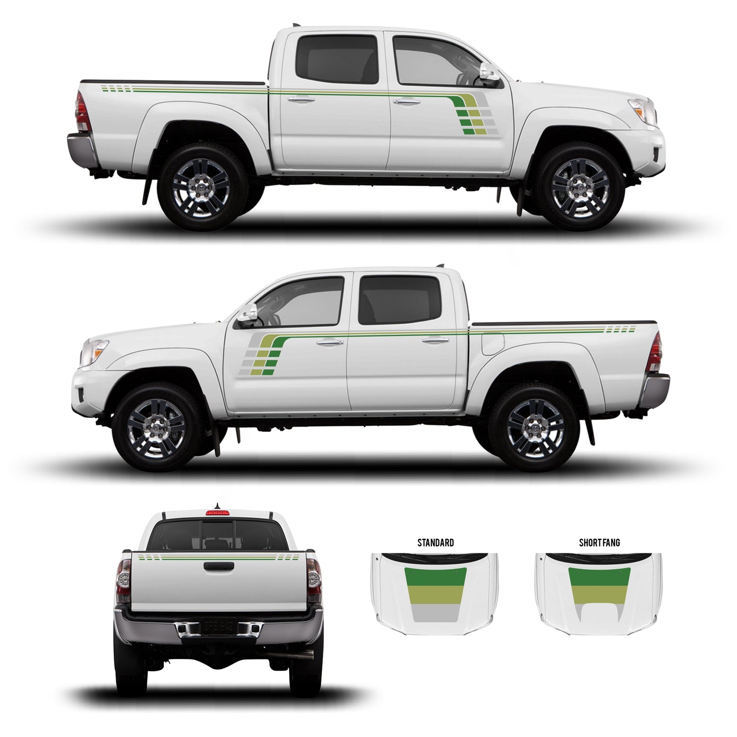 Taco Vinyl Tacoma Checkered Stripe Kit | '05 - '15 Tacoma