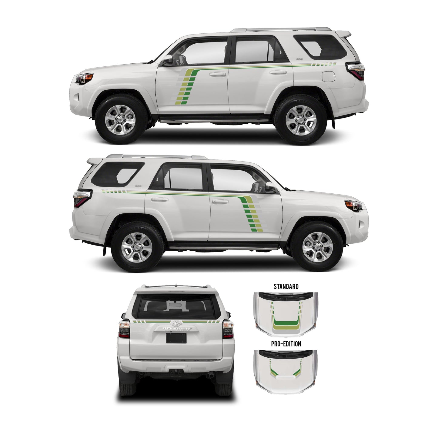 Taco Vinyl 4Runner Checkered Stripe Kit | '10 - '24 4Runner