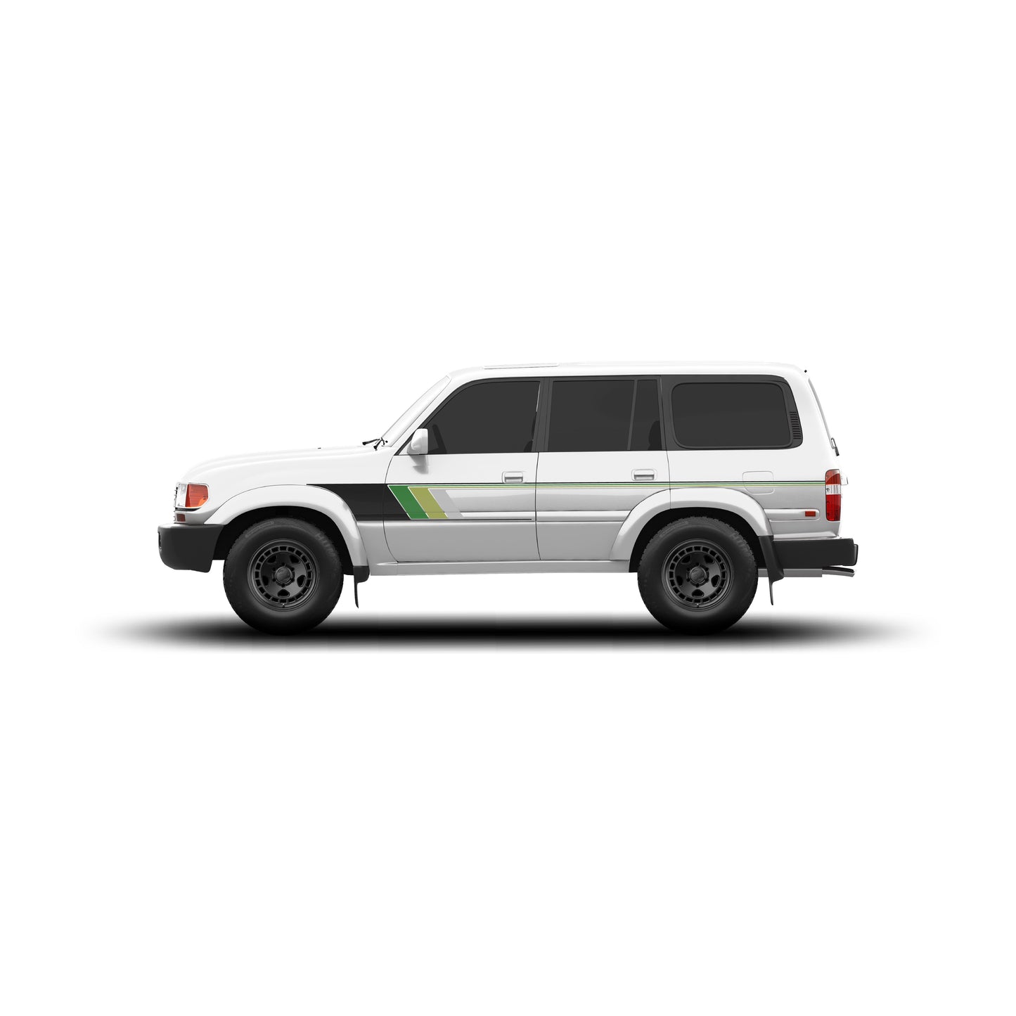 Taco Vinyl 80 Series Land Cruiser Retro Stripes
