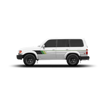 Taco Vinyl 80 Series Land Cruiser Retro Stripes