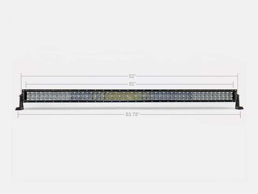 Cali Raised 52" Dual Row 5D Optic OSRAM LED Bar
