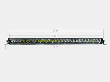 Cali Raised 32" Slim Single Row LED Bar