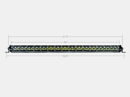 Cali Raised 32" Slim Single Row LED Bar