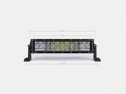 Cali Raised 14" Dual Row 5D Optic OSRAM LED Bar