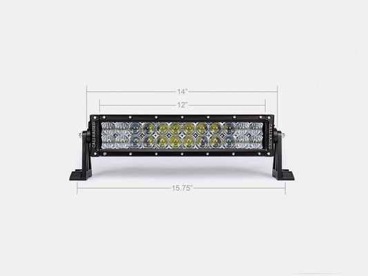 Cali Raised 14" Dual Row 5D Optic OSRAM LED Bar