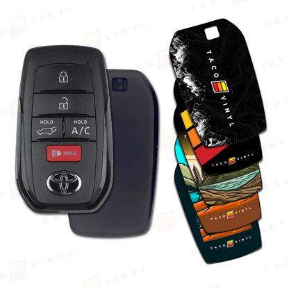 Taco Vinyl Toyota Key Fob Decals (HYQ14FBX)