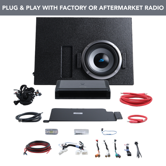 Alpine Plug & Play 5-Channel Amplifier and 10" Subwoofer Kit | '14 - '21 Tundra
