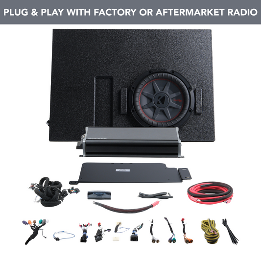 Kicker Plug & Play 5-Channel Amplifier and 10" Subwoofer Kit | '14 - '21 Tundra