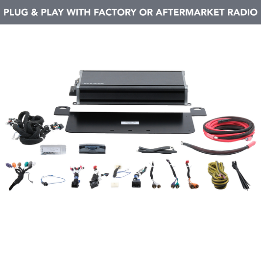 Kicker Plug & Play 5-Channel Amplifier Kit | '16 - '23 Tacoma