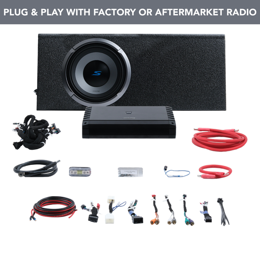 Alpine Plug & Play 5-Channel Amplifier Kit & 10" Subwoofer Kit | '16 - '23 Tacoma