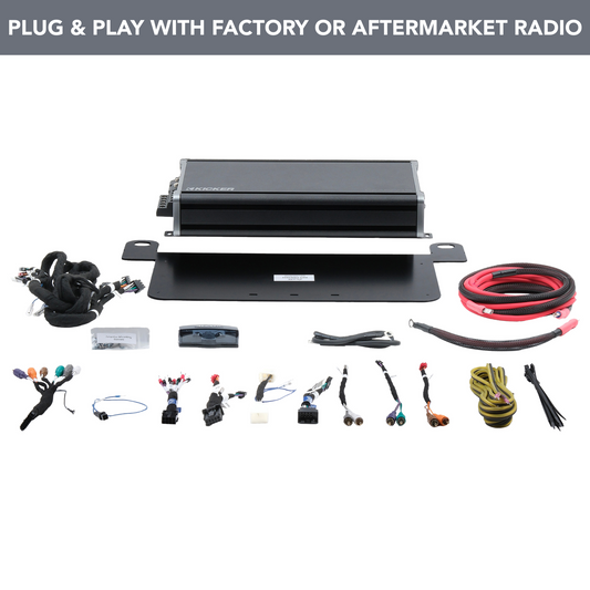 Kicker Plug & Play 5-Channel Amplifier Kit | '10 - '24 4Runner