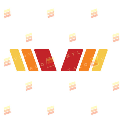Taco Vinyl Rear Classic Decals