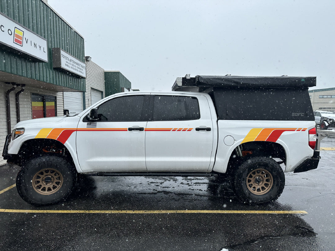 Taco Vinyl Tundra Heritage Side Stripes | '14 - '21 Tundra