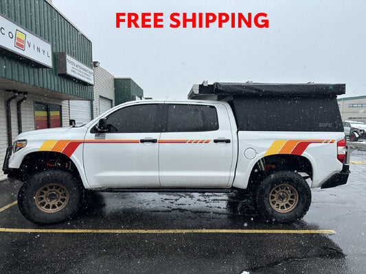 Taco Vinyl Tundra Heritage Side Stripes | '14 - '21 Tundra