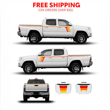 Taco Vinyl Tacoma Checkered Stripe Kit | '05 - '15 Tacoma