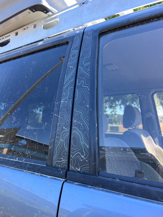 Taco Vinyl 4Runner Door Pillar Decals | '96 - '02 4Runner