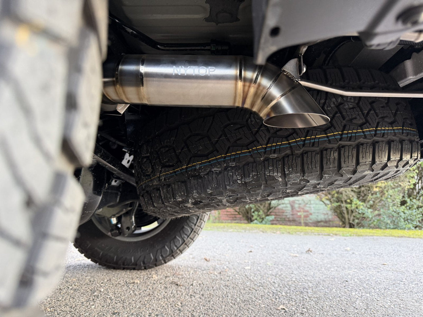 Toyota Land Cruiser/Lexus GX550 Titanium Axle Dump Exhaust | '24+ Land Cruiser