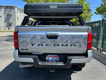 Taco Vinyl Tacoma Tailgate Topo Decal | '24+ Tacoma