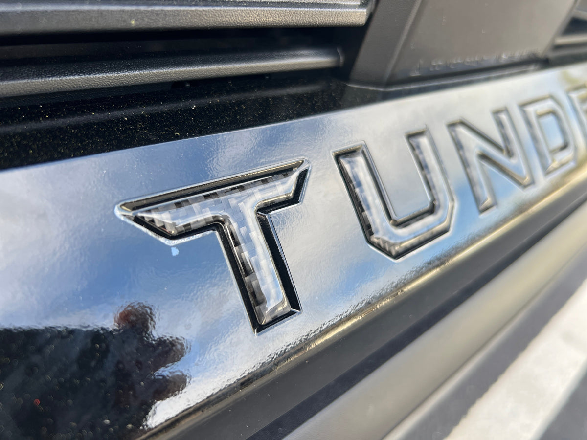 Tufskinz Lower Grille Letter Inserts | '22 - '26 Tundra