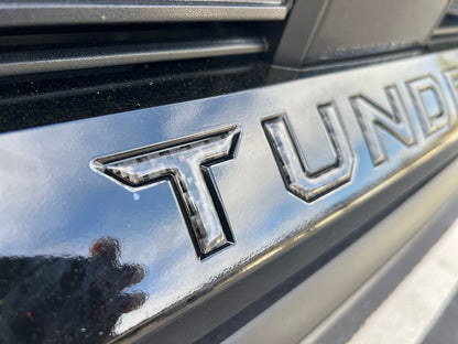 Tufskinz Lower Grille Letter Inserts | '22 - '26 Tundra