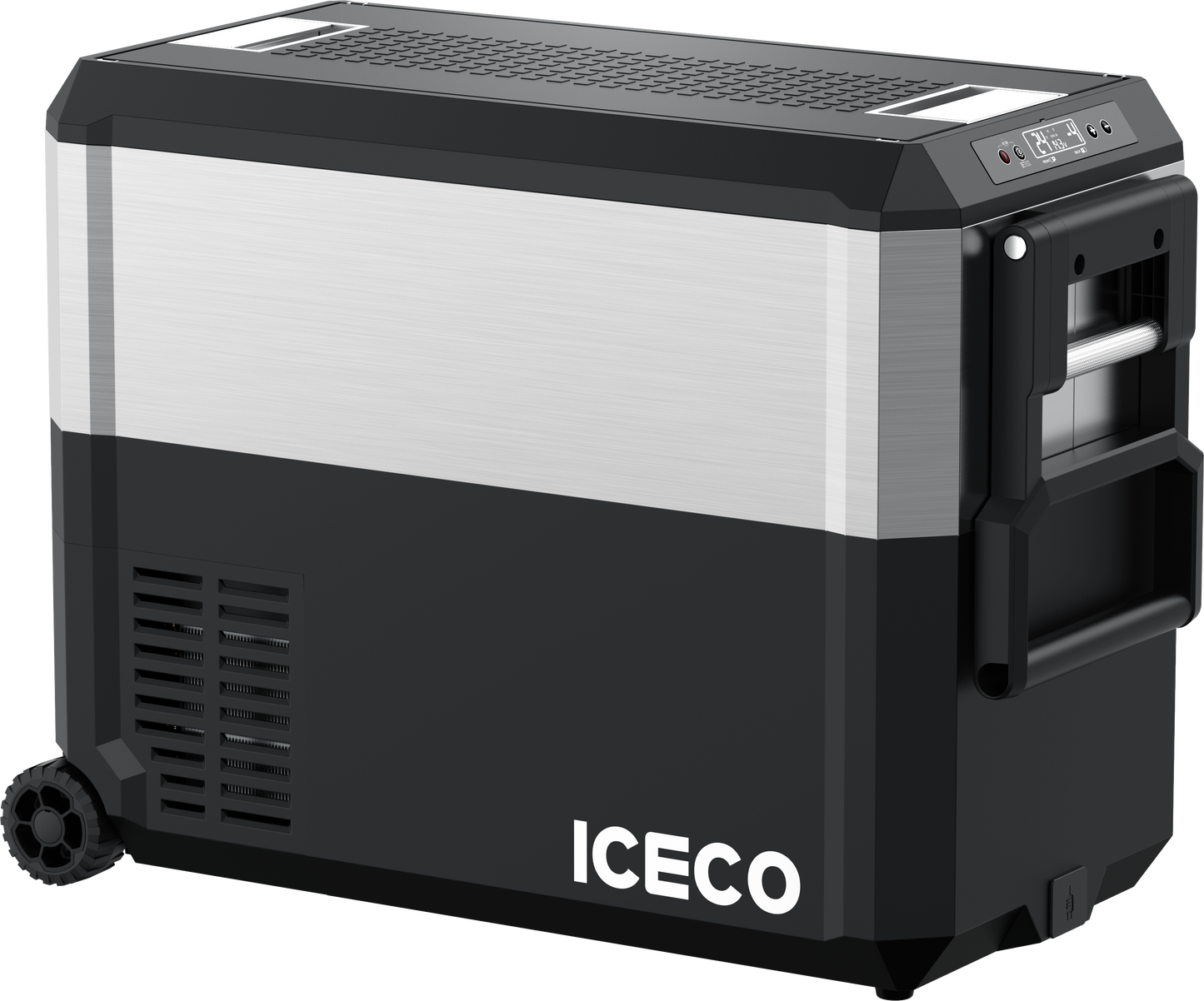 JP50 Pro Dual Zone Wheeled Car Fridge With Cover | ICECO | 50 LT