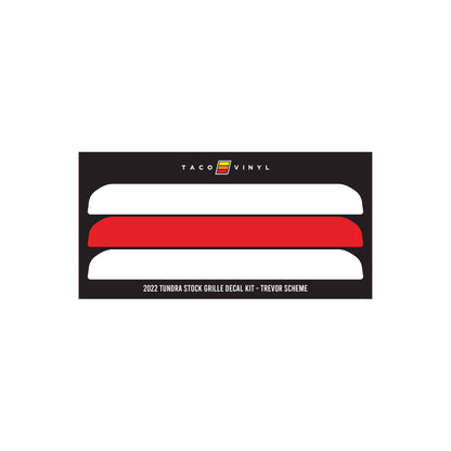 Taco Vinyl Tundra Offroad Grille Decal | '22+ Tundra