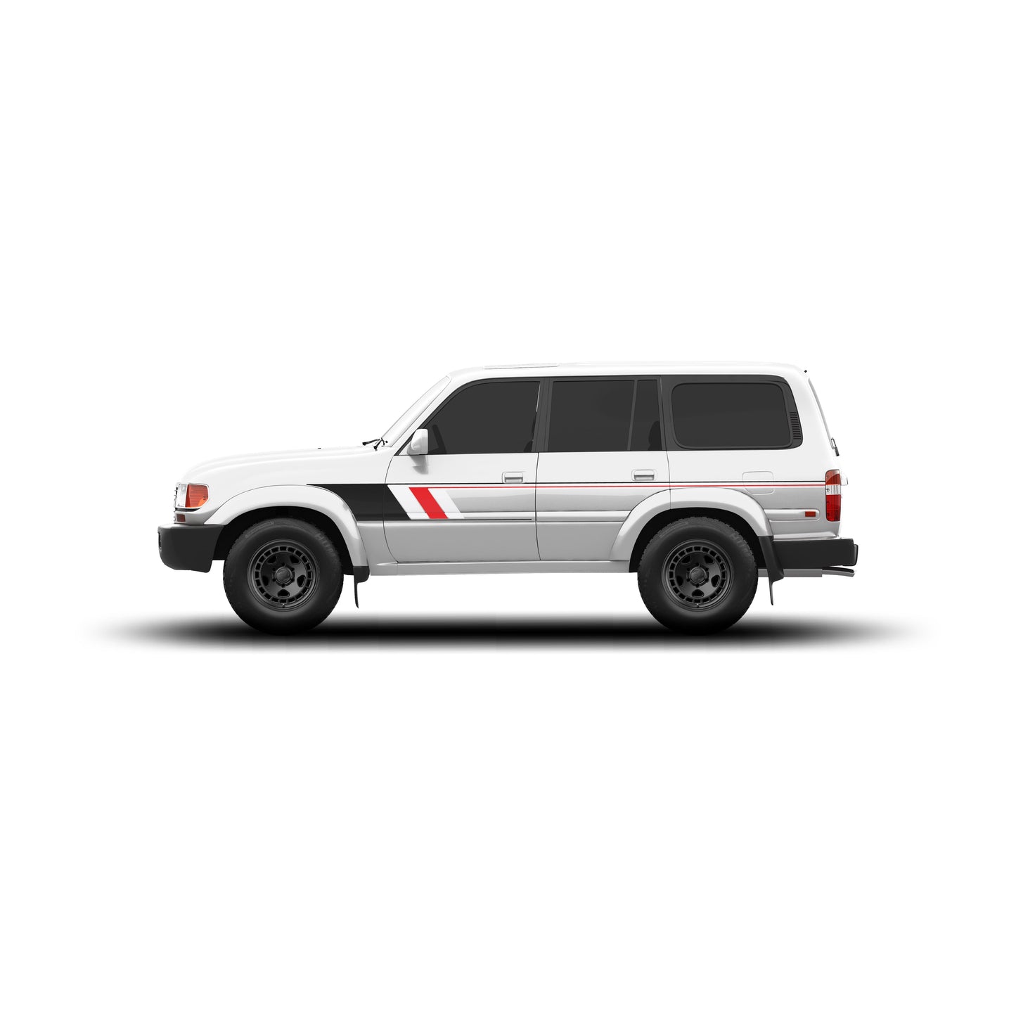 Taco Vinyl 80 Series Land Cruiser Retro Stripes