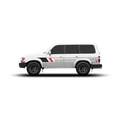 Taco Vinyl 80 Series Land Cruiser Retro Stripes