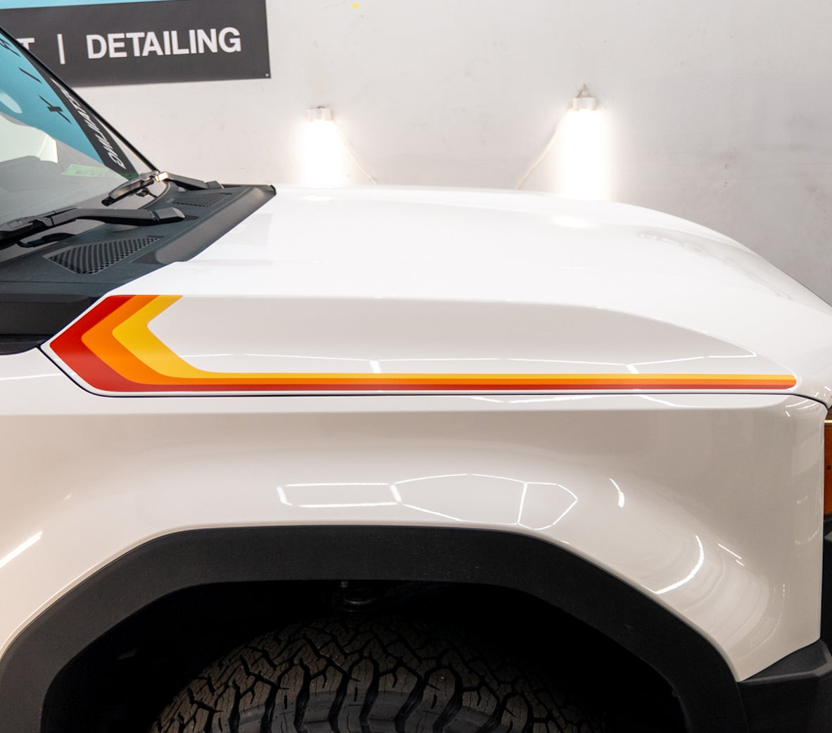 Taco Vinyl Land Cruiser 250 Hood Side Fangs | '24+ Land Cruiser