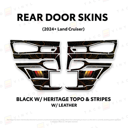 Taco Vinyl Land Cruiser 250 Door Skins | '24+ Land Cruiser