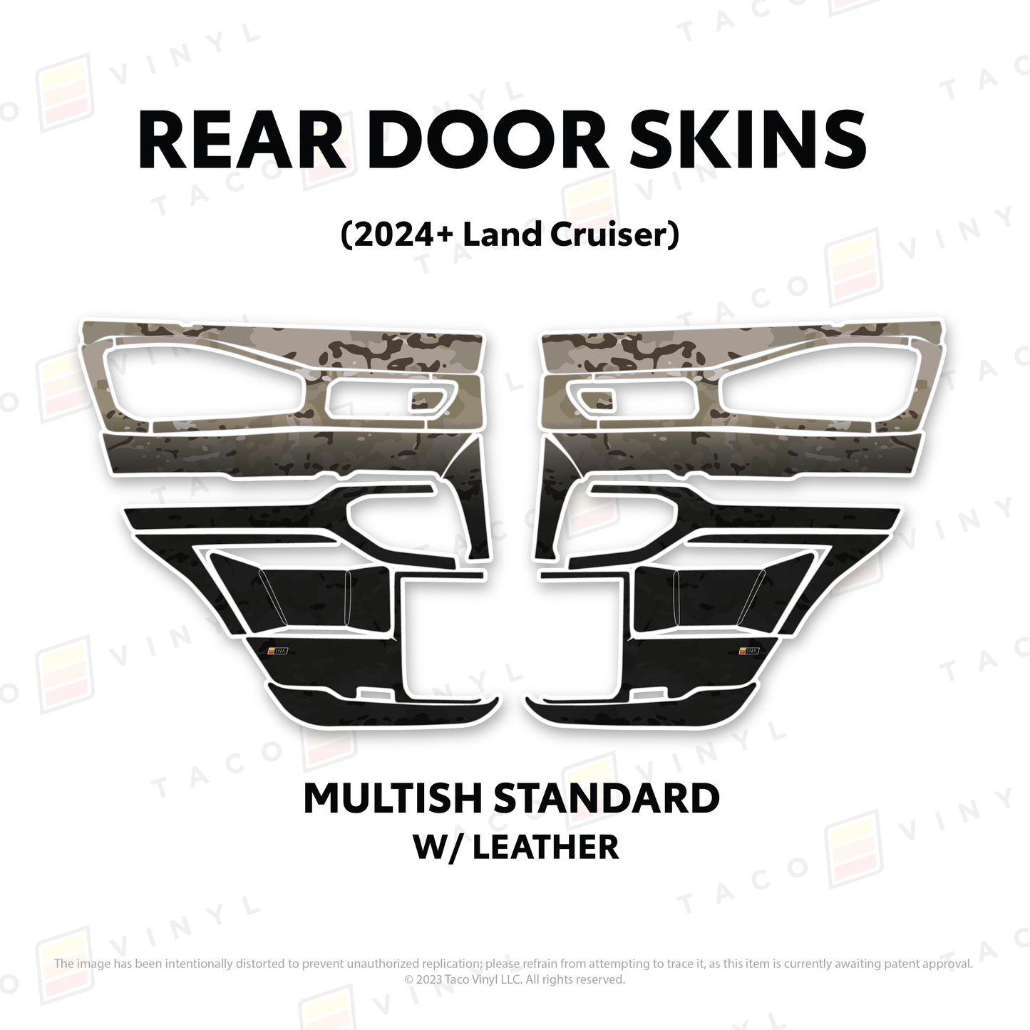 Taco Vinyl Land Cruiser 250 Door Skins | '24+ Land Cruiser
