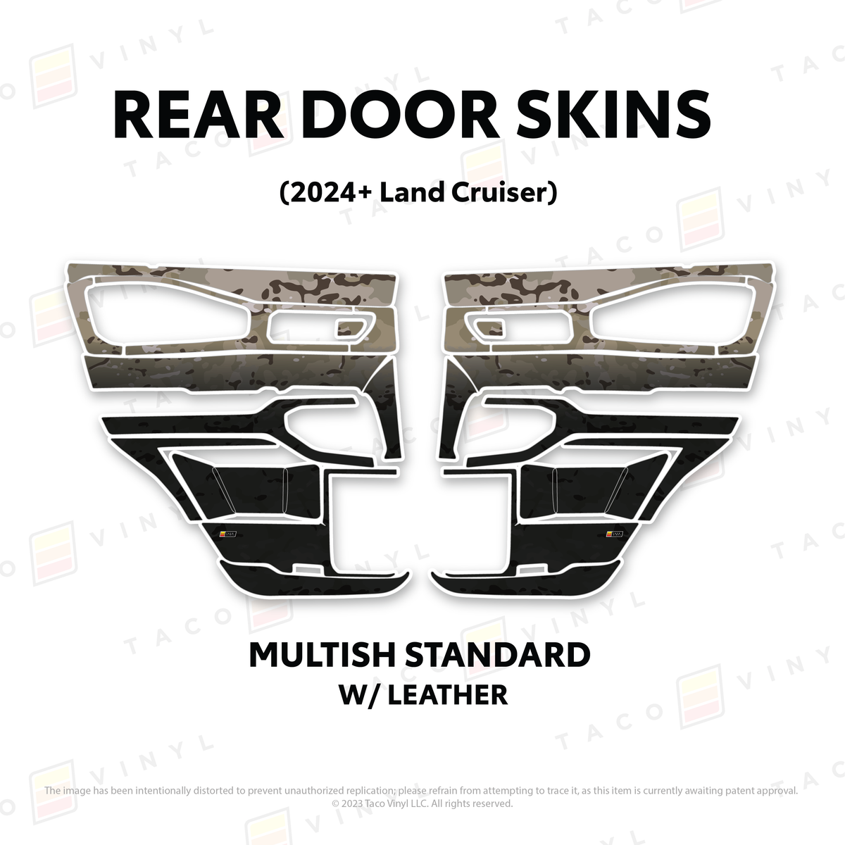 Taco Vinyl Land Cruiser 250 Door Skins | '24+ Land Cruiser
