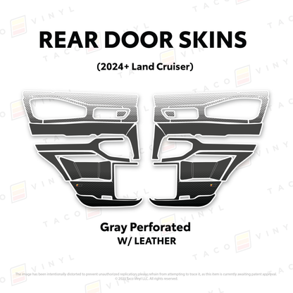 Taco Vinyl Land Cruiser 250 Door Skins | '24+ Land Cruiser
