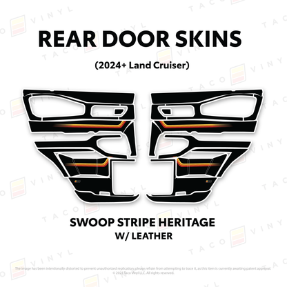 Taco Vinyl Land Cruiser 250 Door Skins | '24+ Land Cruiser