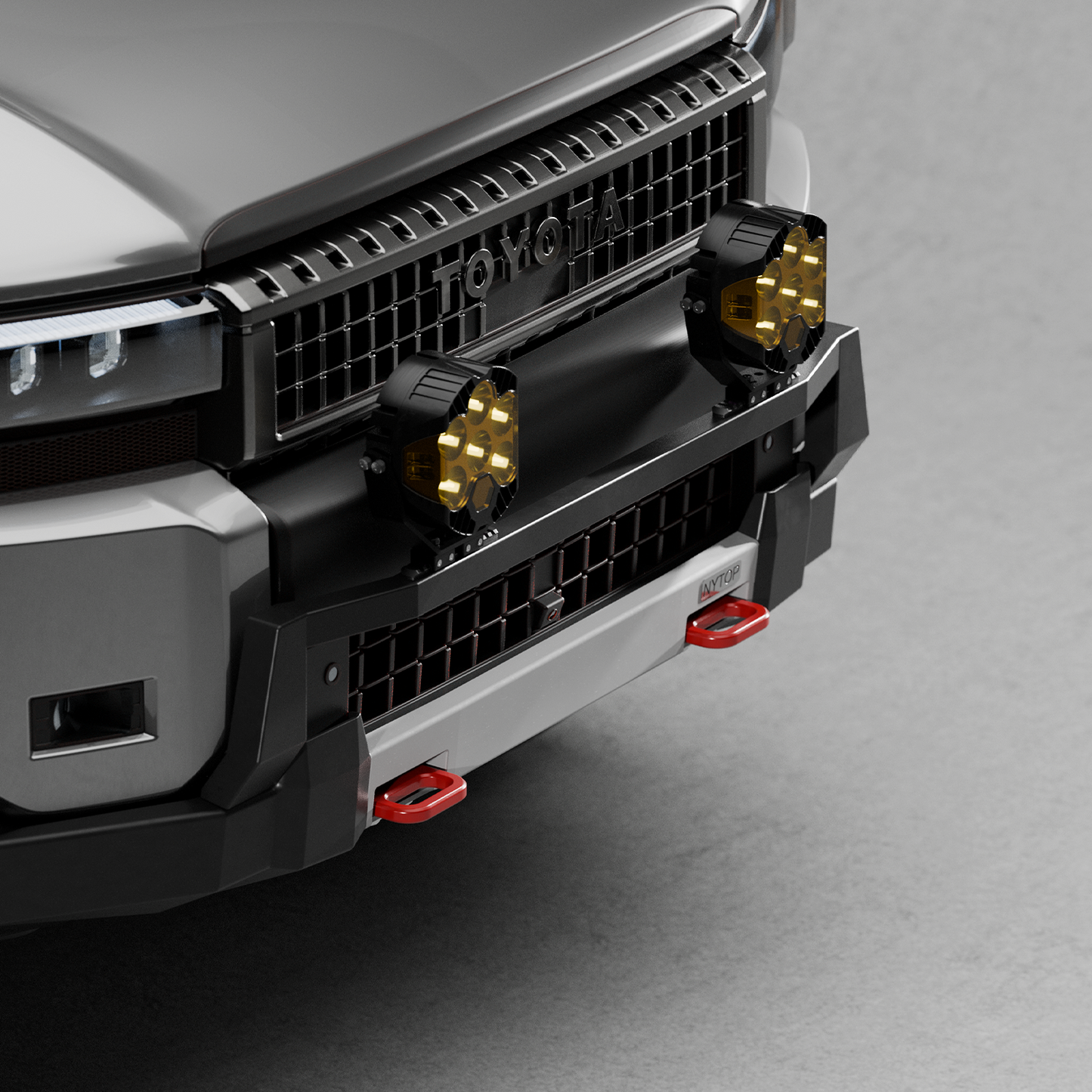 Toyota Land Cruiser Front Hybrid Bumper Bull Bar | '24+ Land Cruiser