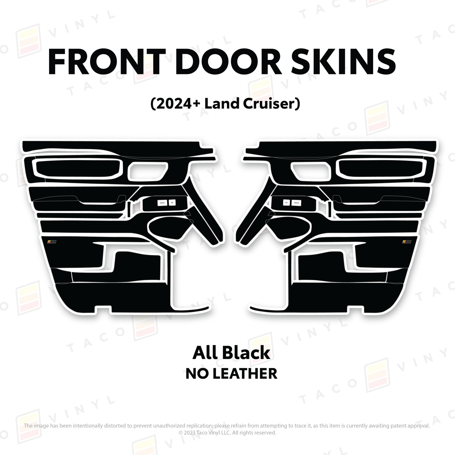 Taco Vinyl Land Cruiser 250 Door Skins | '24+ Land Cruiser